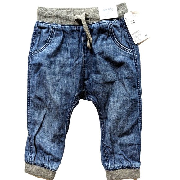 H&M Rib-Waist Jogger Pants for Baby Boys Jeans Loose Pull-On 12-18 Month… - Picture 6 of 6